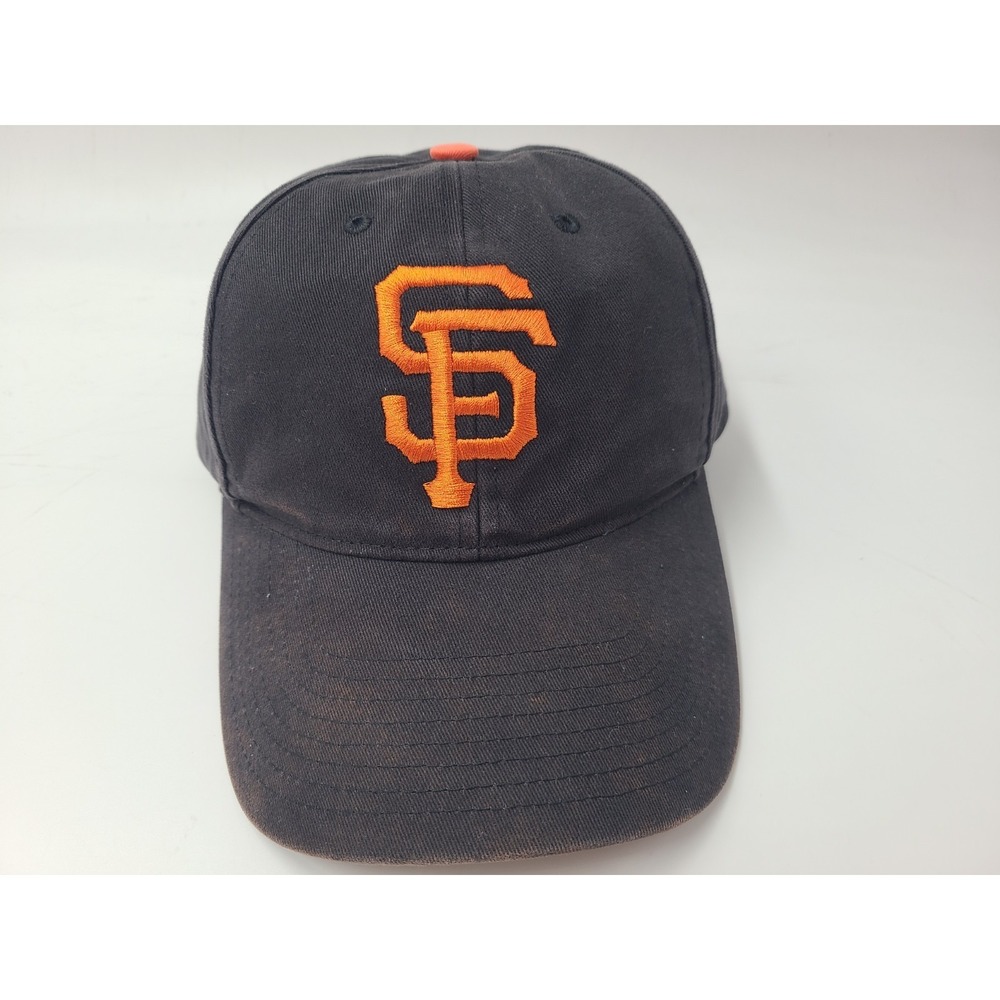 Youth San Francisco Giants 47 Brand Adjustable Hat Cap Boys MLB Baseball Black
